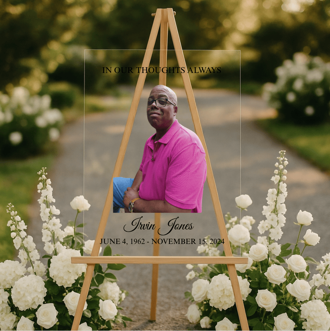 Tribute Acrylic Sign
